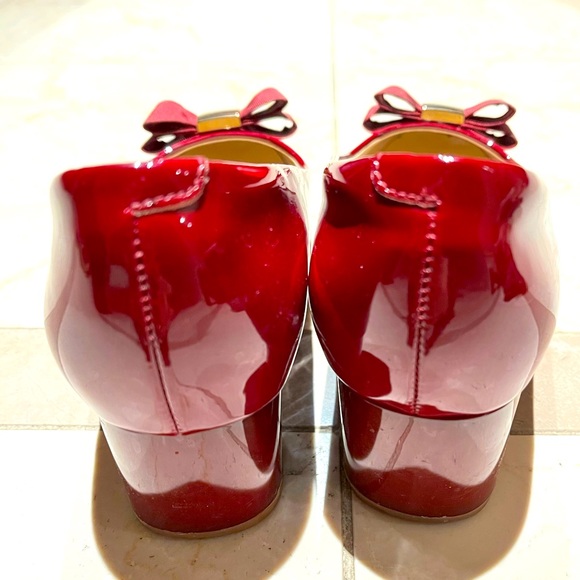 Ree mour lady shoes, red patent leather, 90% new - Picture 3 of 5